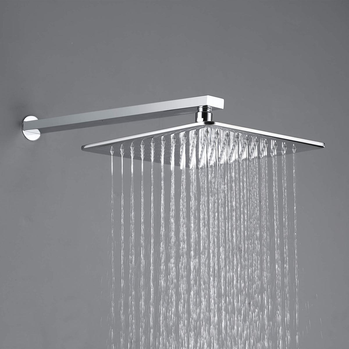 Digital Thermostatic Shower System with 10-Inch Rainfall Head & LED Display