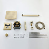 Digital Thermostatic Shower System with 10-Inch Rainfall Head & LED Display