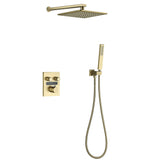 Digital Thermostatic Shower System with 10-Inch Rainfall Head & LED Display