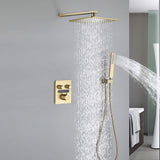 Digital Thermostatic Shower System with 10-Inch Rainfall Head & LED Display