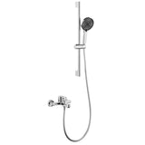 Tub and Shower Faucet Set with Handheld Shower 3 Spray Modes Single Handle Wall-Mounted Mixer