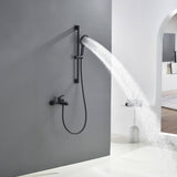 Tub and Shower Faucet Set with Handheld Shower 3 Spray Modes Single Handle Wall-Mounted Mixer