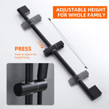 Tub and Shower Faucet Set with Handheld Shower 3 Spray Modes Single Handle Wall-Mounted Mixer