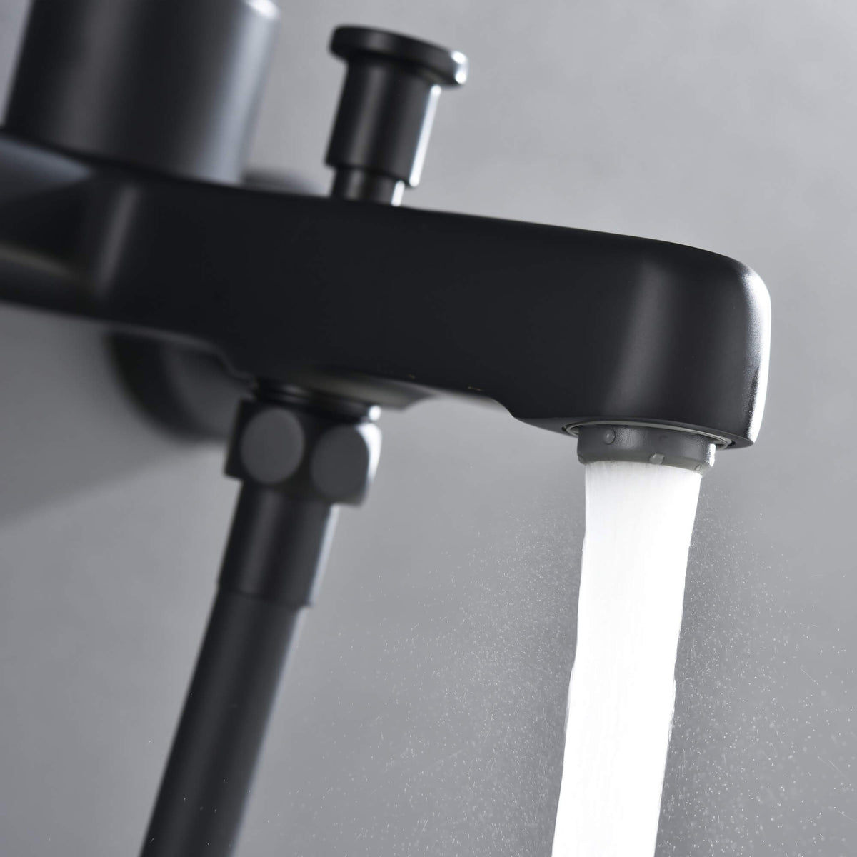 Tub and Shower Faucet Set with Handheld Shower 3 Spray Modes Single Handle Wall-Mounted Mixer