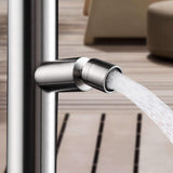Outdoor Shower 316 Stainless Steel with Rain Head and Foot Rinse Dual Self Closing Handles