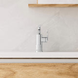 Single Handle Bathroom Faucet with Dual-Direction Swivel Spout