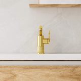 Single Handle Bathroom Faucet with Dual-Direction Swivel Spout