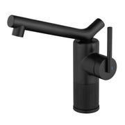 Single Handle Bathroom Faucet with Dual-Direction Swivel Spout