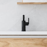 Single Handle Bathroom Faucet with Dual-Direction Swivel Spout