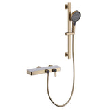 Wall-Mounted Bathtub Shower System with 3-Function Handheld & Waterfall Spout