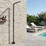 Modern Outdoor Pool Shower 316 Stainless Steel Cold Water Freestanding Shower