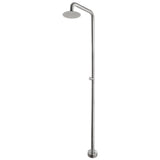 316 Stainless Steel Outdoor Shower Cold Water Single Function Durable Pool and Garden Shower