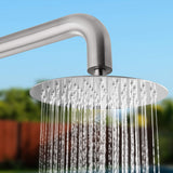 316 Stainless Steel Outdoor Shower Cold Water Single Function Durable Pool and Garden Shower