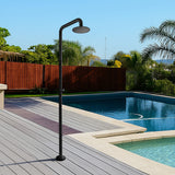 316 Stainless Steel Outdoor Shower Cold Water Single Function Durable Pool and Garden Shower