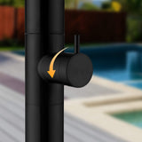 316 Stainless Steel Outdoor Shower Cold Water Single Function Durable Pool and Garden Shower