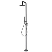 Outdoor Shower 316 Stainless Steel Freestanding Pool Shower with Hot & Cold Water Control