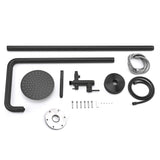 Outdoor Shower 316 Stainless Steel Freestanding Pool Shower with Hot & Cold Water Control