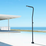 316 Stainless Steel Outdoor Shower Modern Freestanding Cold Water Pool Garden Shower