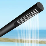 316 Stainless Steel Outdoor Shower Modern Freestanding Cold Water Pool Garden Shower