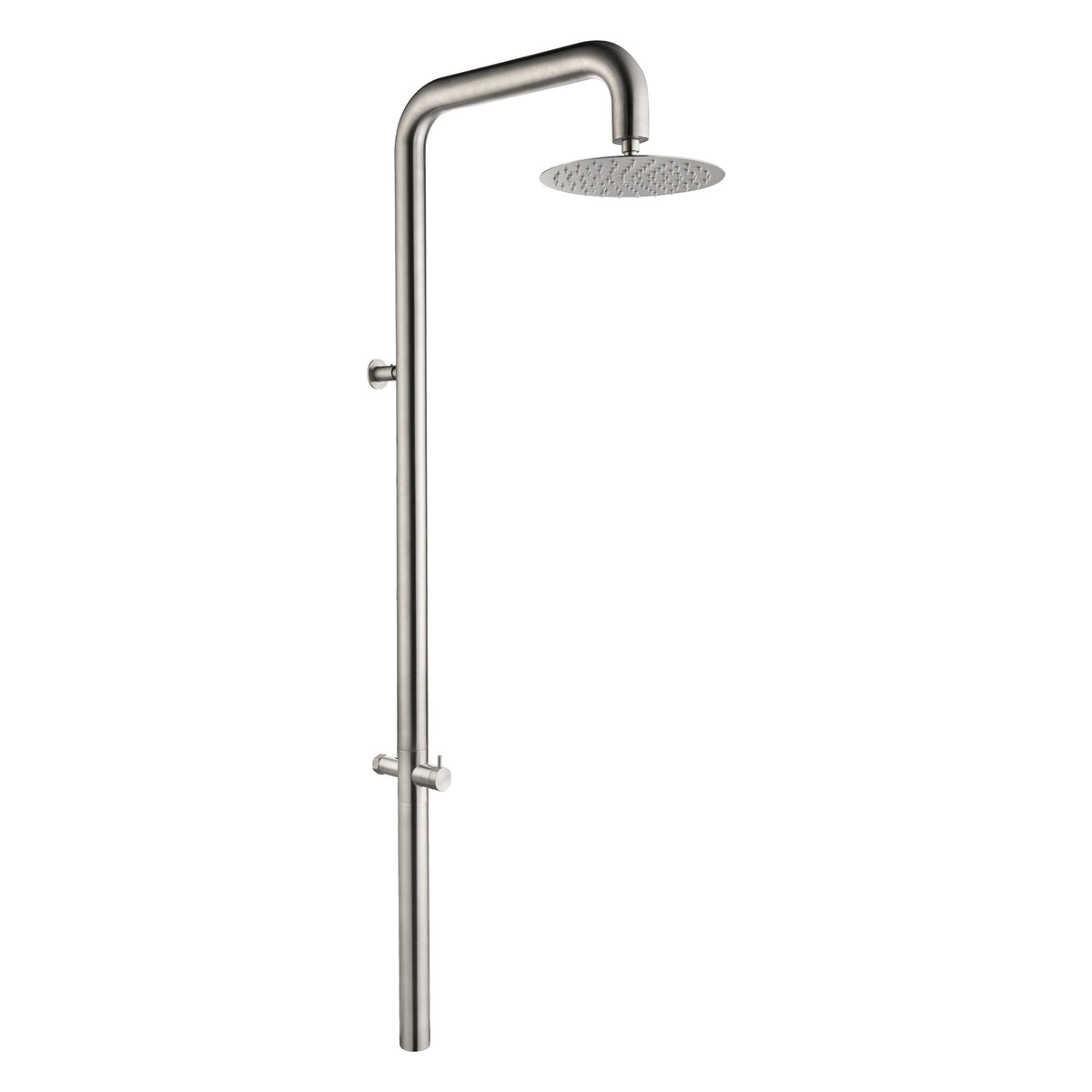 316 Stainless Steel Wall-Mounted Cold Water Outdoor Shower