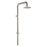 Wall-Mounted Single Function Cold Water Outdoor Shower 316 Stainless Steel Poolside Shower