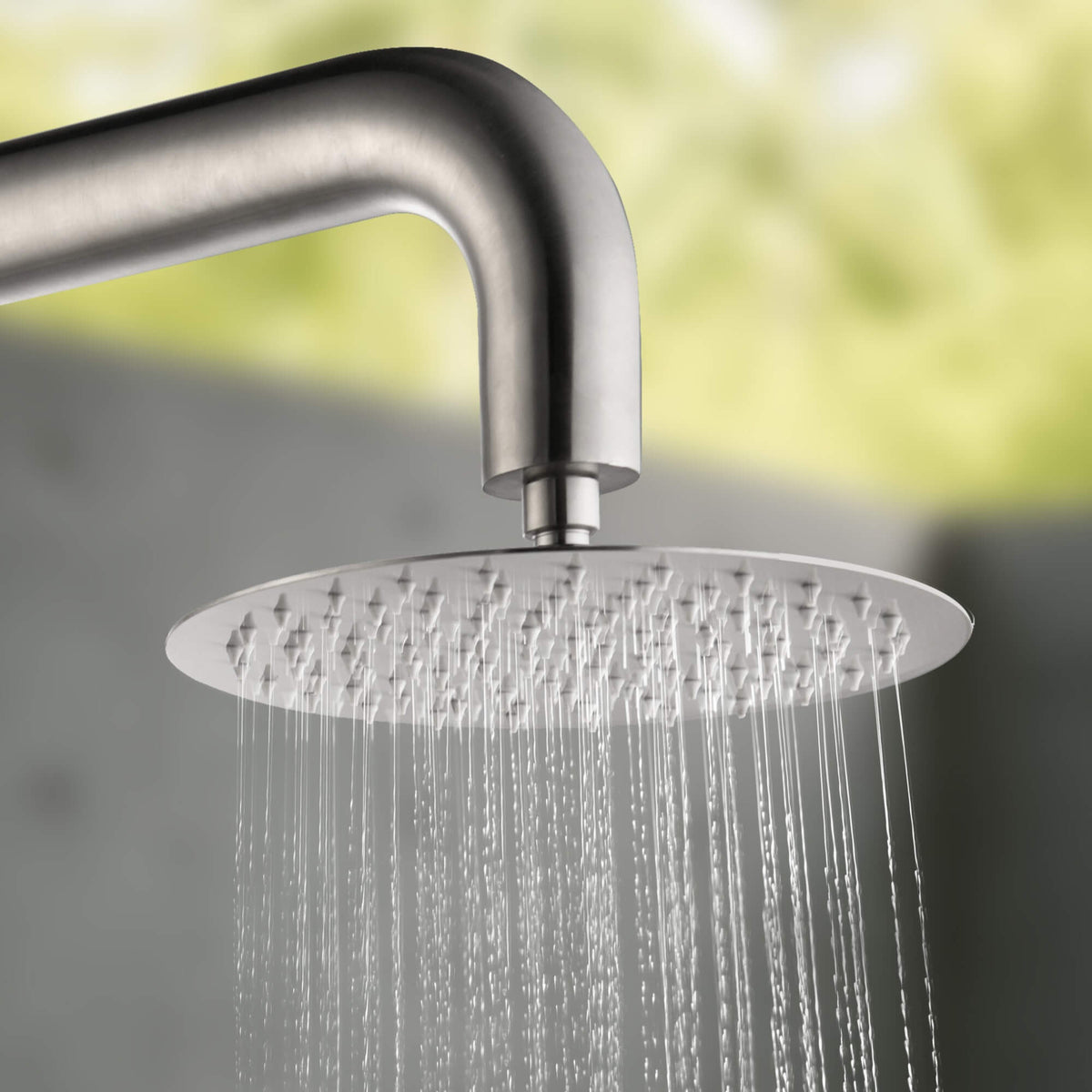 316 Stainless Steel Wall-Mounted Cold Water Outdoor Shower