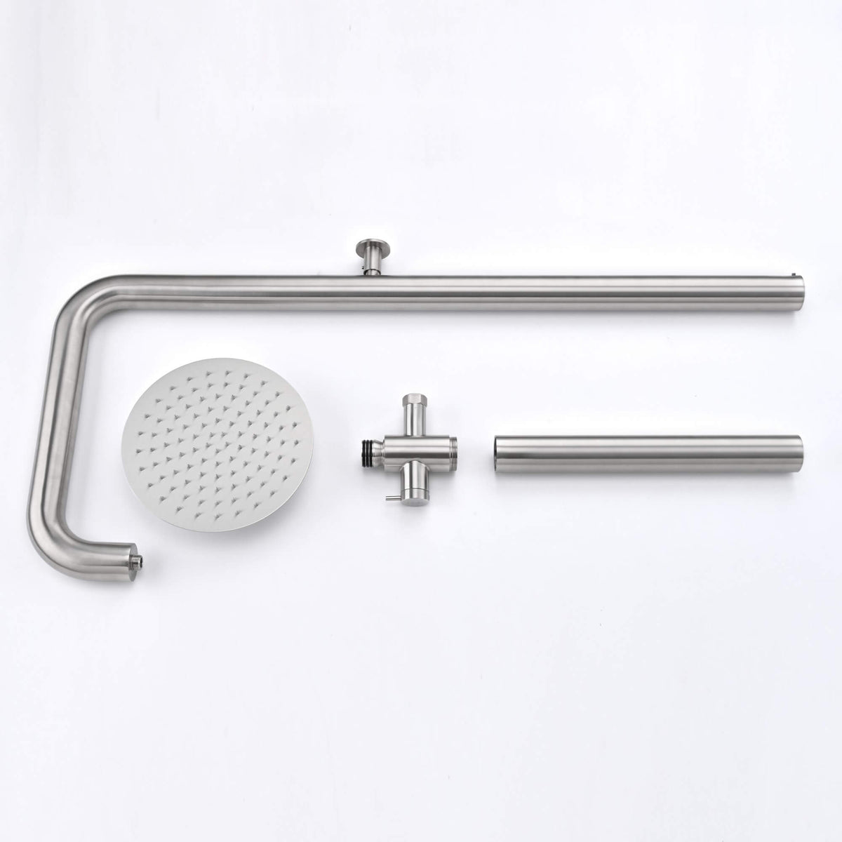 316 Stainless Steel Wall-Mounted Cold Water Outdoor Shower