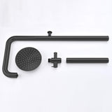 Wall-Mounted Single Function Cold Water Outdoor Shower 316 Stainless Steel Poolside Shower