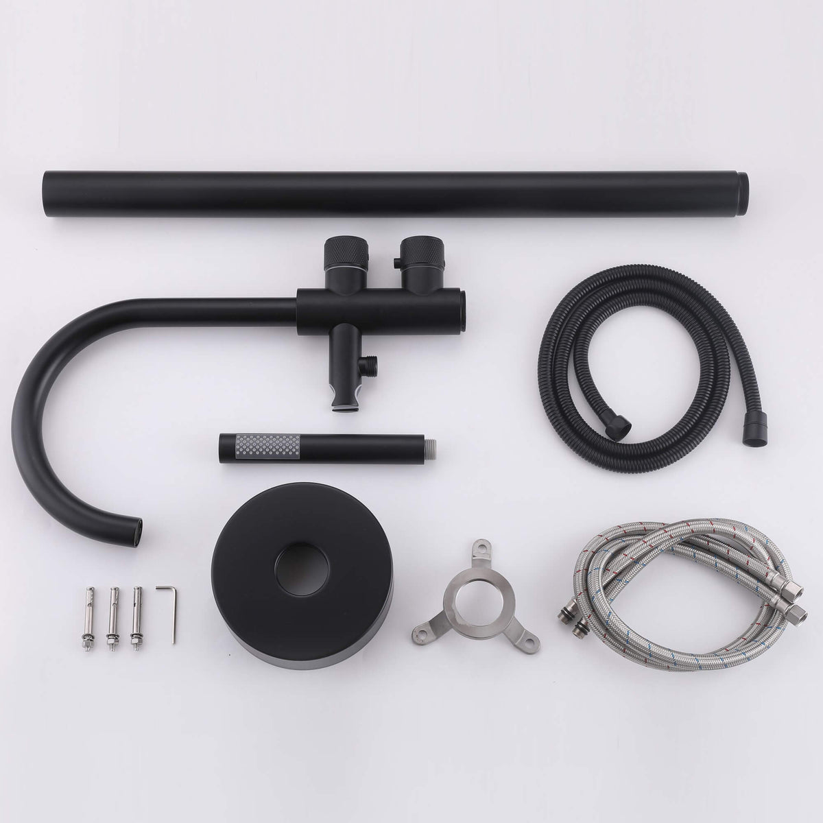 Thermostatic Bathtub Faucet with Hand Shower 316 Stainless Steel Freestanding Tub Filler