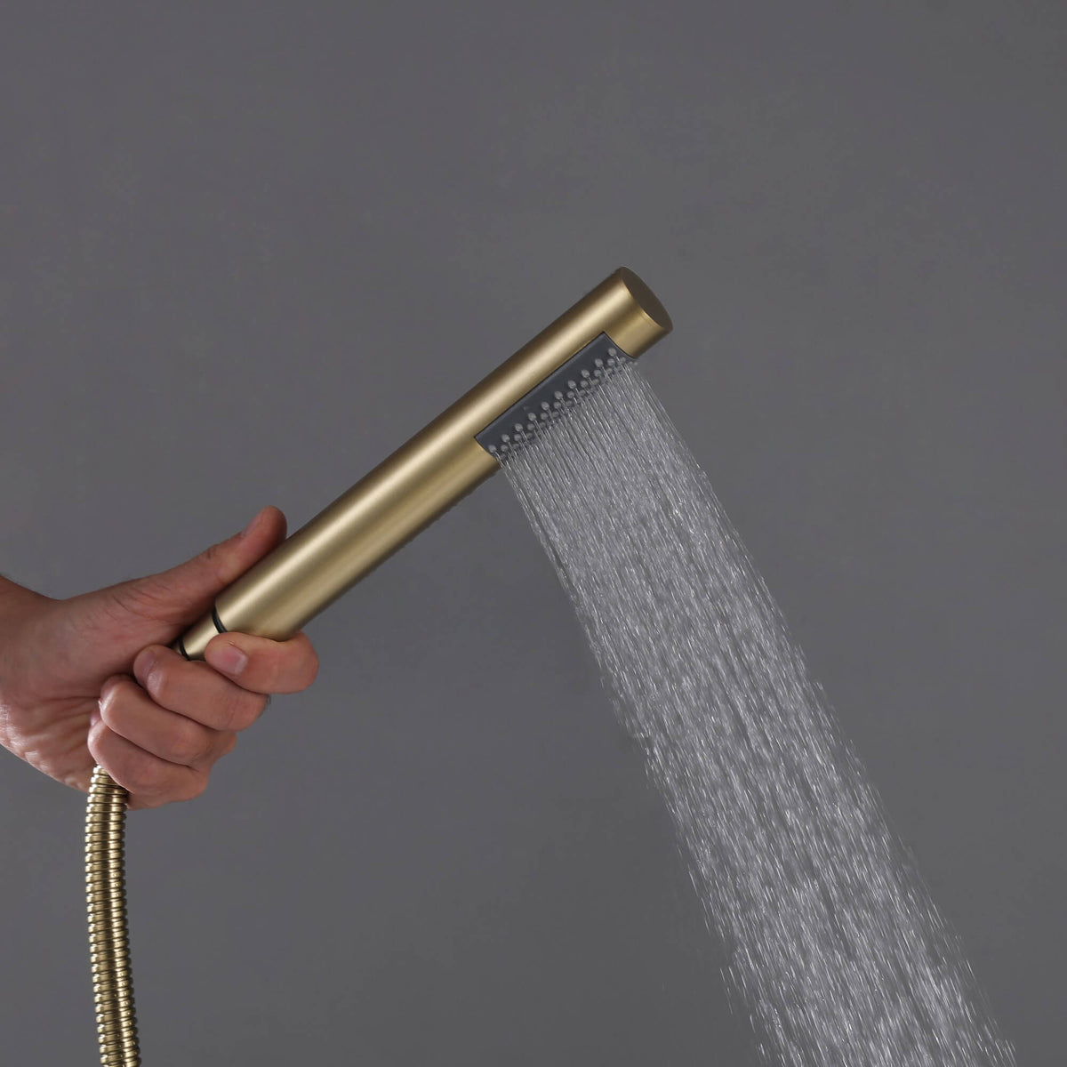 Thermostatic Bathtub Faucet with Hand Shower 316 Stainless Steel Freestanding Tub Filler
