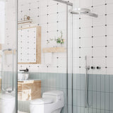 Luxury Rainfall Shower System Ring Shower Head Waterfall Mode Handheld Shower 3 Function Wall Mounted Concealed Shower Set