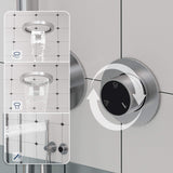 Luxury Rainfall Shower System Ring Shower Head Waterfall Mode Handheld Shower 3 Function Wall Mounted Concealed Shower Set