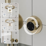 Luxury Rainfall Shower System Ring Shower Head Waterfall Mode Handheld Shower 3 Function Wall Mounted Concealed Shower Set