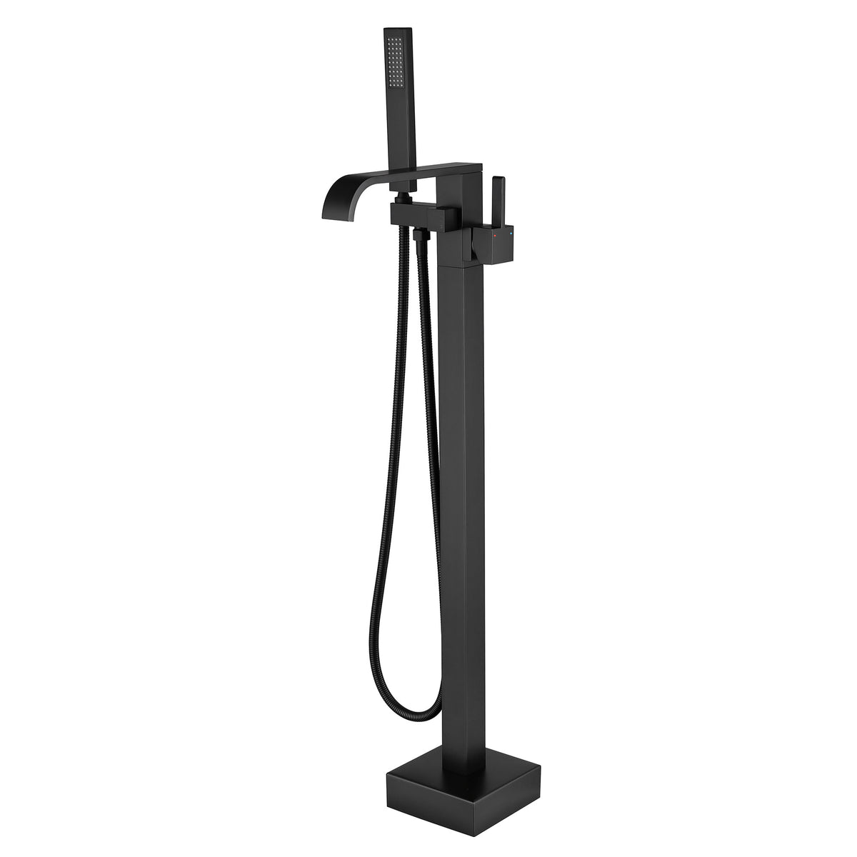 Freestanding Bathtub Faucet 304 Stainless Steel Tub Filler with Handheld Shower