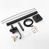 Freestanding Bathtub Faucet 304 Stainless Steel Tub Filler with Handheld Shower