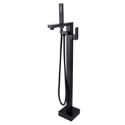 Freestanding Tub Filler 304 Stainless Steel Floor-Mounted Bathtub Faucet