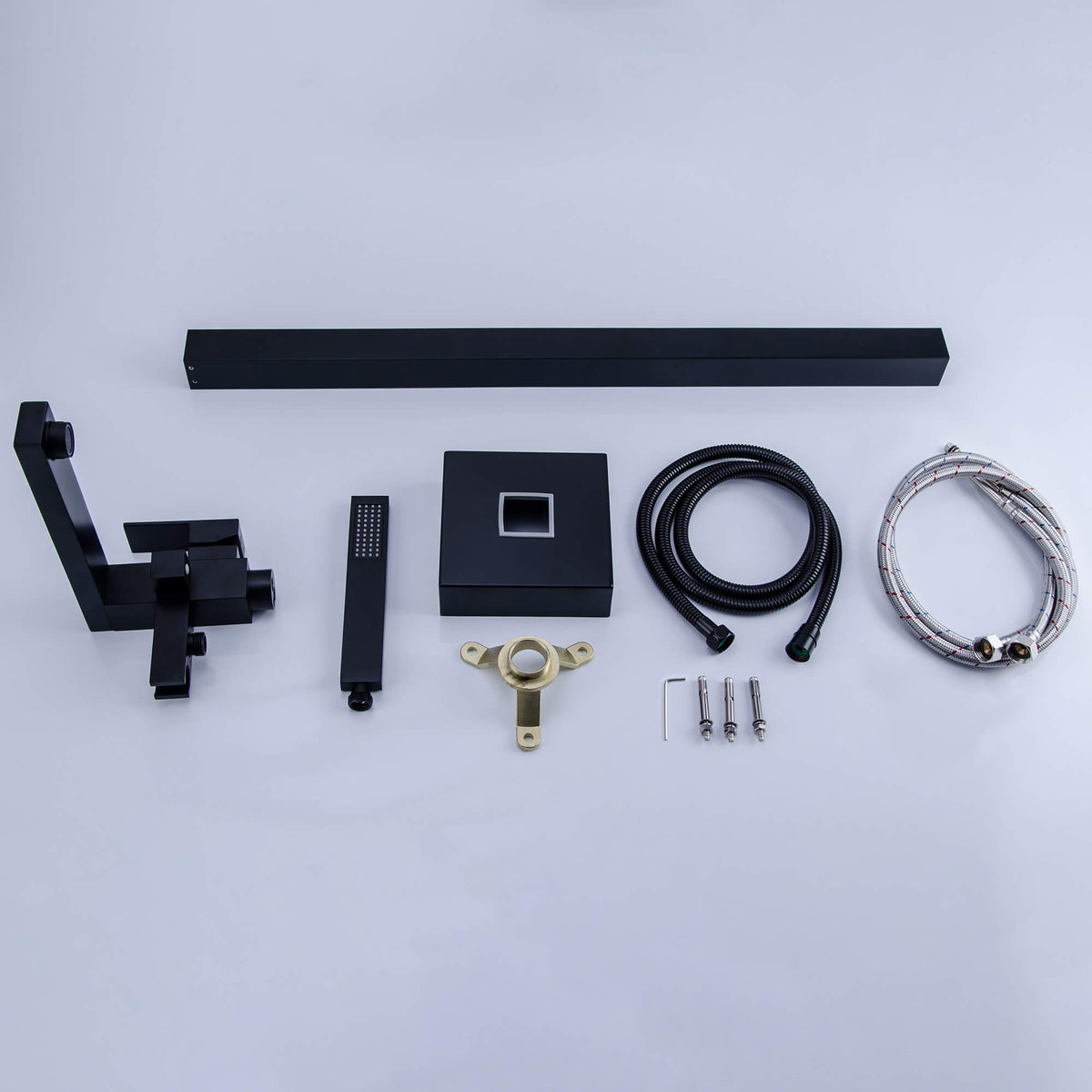 Freestanding Tub Filler 304 Stainless Steel Floor-Mounted Bathtub Faucet