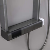 Thermostatic Shower System with 4 Water Modes Handheld Showerhead LED Display and Dual Storage Shelf