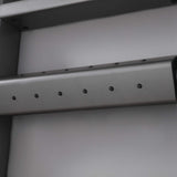 Thermostatic Shower System with 4 Water Modes Handheld Showerhead LED Display and Dual Storage Shelf