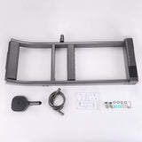 Thermostatic Shower System with 4 Water Modes Handheld Showerhead LED Display and Dual Storage Shelf