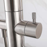 Freestanding 304 Stainless Steel Outdoor Shower with Extra-Wide Rainfall Head for Two-Person Use