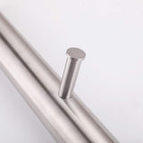 Freestanding 304 Stainless Steel Outdoor Shower with Extra-Wide Rainfall Head for Two-Person Use