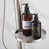 Freestanding 304 Stainless Steel Outdoor Shower with Extra-Wide Rainfall Head for Two-Person Use