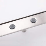 Freestanding 304 Stainless Steel Outdoor Shower with Extra-Wide Rainfall Head for Two-Person Use