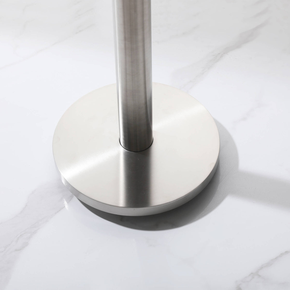 Freestanding 304 Stainless Steel Outdoor Shower with Rainfall Head Hand Shower and Shelf