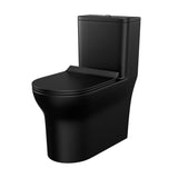 Dual Flush Elongated Standard One Piece Toilet with Comfortable Seat Powerful & Quiet Dual Flush Modern Toilet