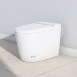 Smart Bidet Toilet with Remote, Heated Seat & Auto Flush