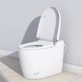 Smart Bidet Toilet with Remote, Heated Seat & Auto Flush
