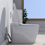 Smart Bidet Toilet with Remote, Heated Seat & Auto Flush