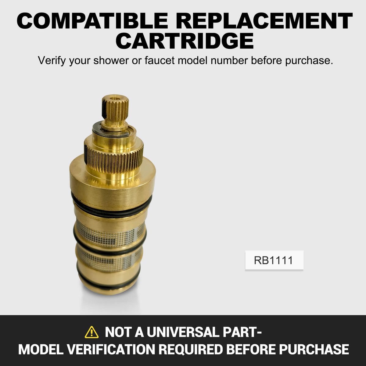 RBROHANT Replacement Cartridge for Shower Valves & Faucets